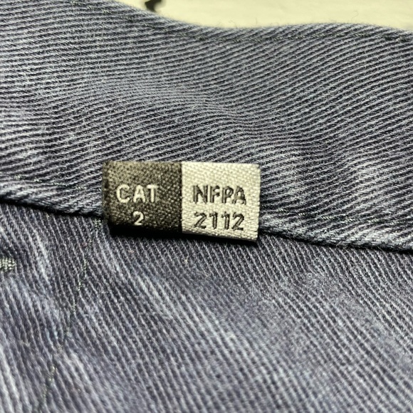 Carhartt FR Flame Resistant Cat 2 Work Pants Mens 38x34 Navy Blue - Picture 3 of 11